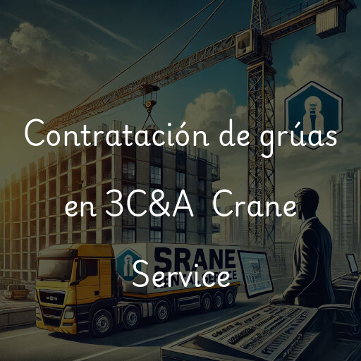 Contratación de grúas en 3C&A  Crane Service