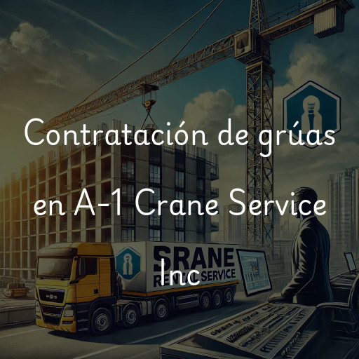 Contratación de grúas en A-1 Crane Service Inc