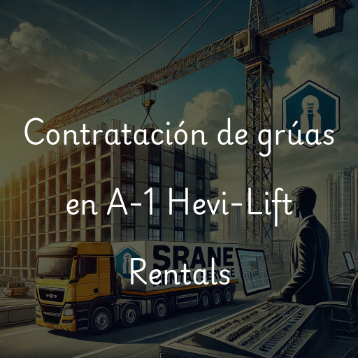 Contratación de grúas en A-1 Hevi-Lift Rentals