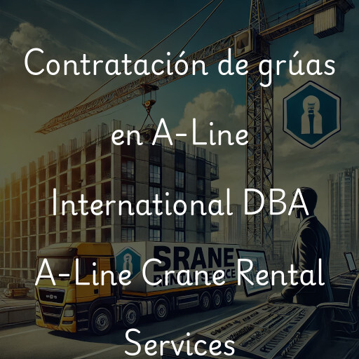 Contratación de grúas en A-Line International DBA A-Line Crane Rental Services