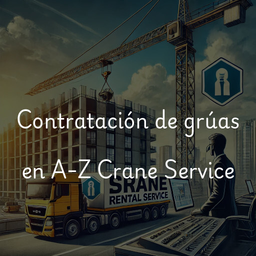 Contratación de grúas en A-Z Crane Service