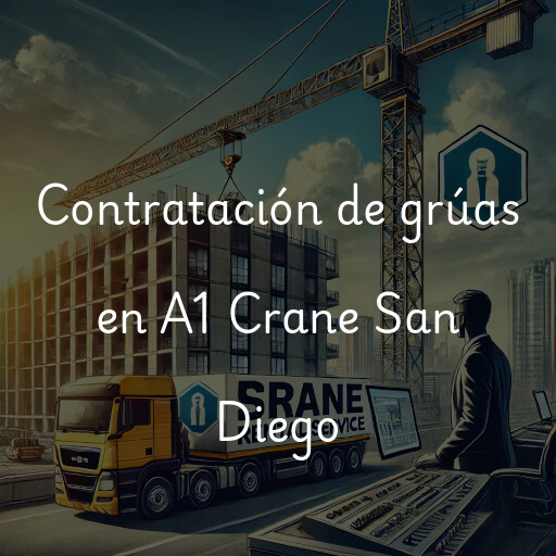 Contratación de grúas en A1 Crane San Diego