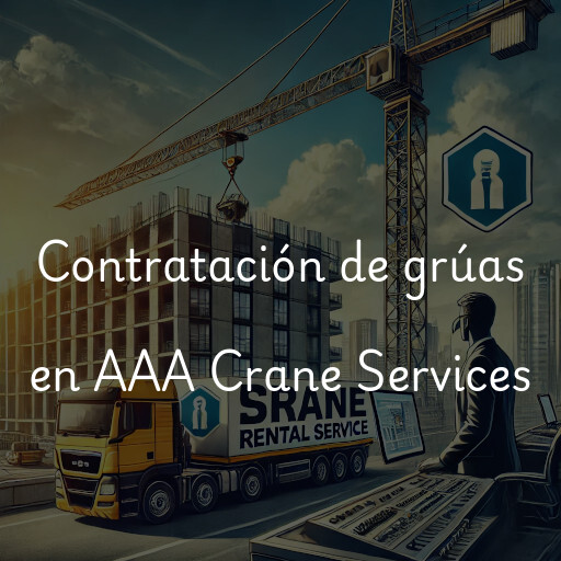 Contratación de grúas en AAA Crane Services