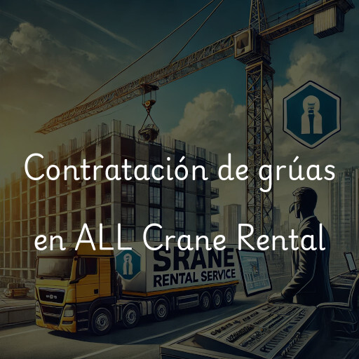 Contratación de grúas en ALL Crane Rental