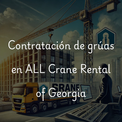 Contratación de grúas en ALL Crane Rental of Georgia