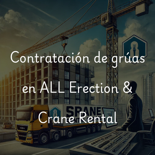 Contratación de grúas en ALL Erection & Crane Rental