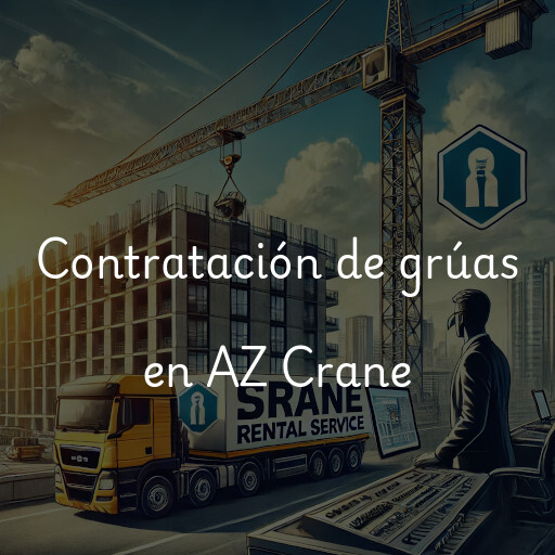 Contratación de grúas en AZ Crane