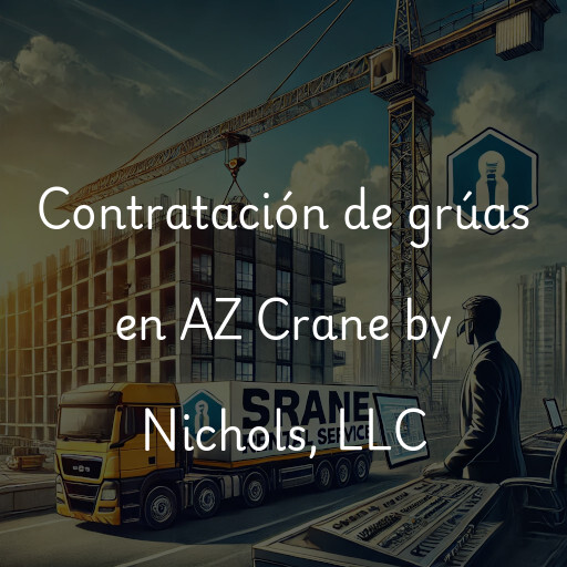 Contratación de grúas en AZ Crane by Nichols, LLC