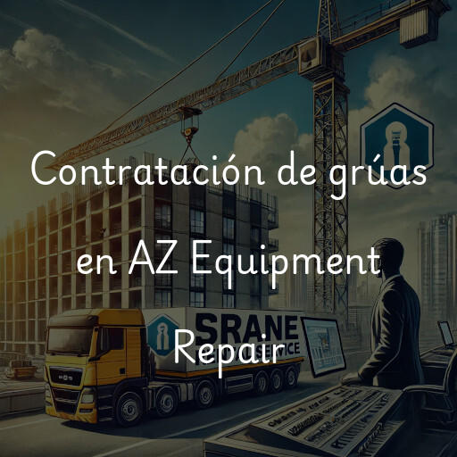 Contratación de grúas en AZ Equipment Repair