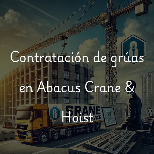 Contratación de grúas en Abacus Crane & Hoist