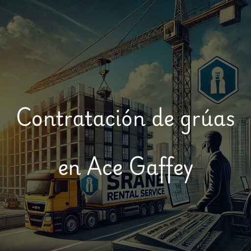 Contratación de grúas en Ace Gaffey