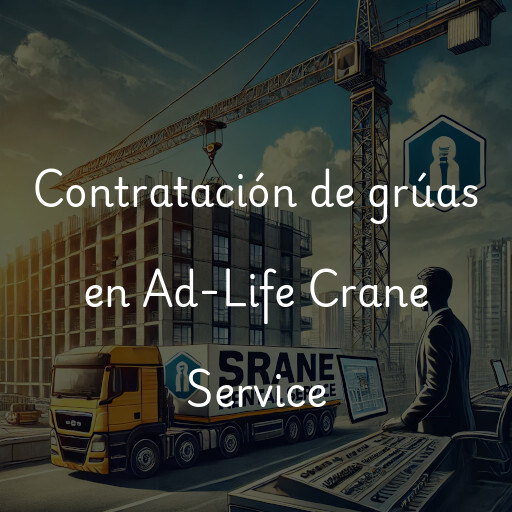 Contratación de grúas en Ad-Life Crane Service