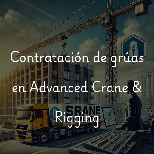 Contratación de grúas en Advanced Crane & Rigging