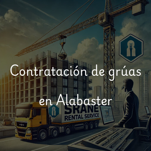 Contratación de grúas en Alabaster