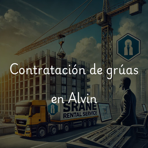 Contratación de grúas en Alvin