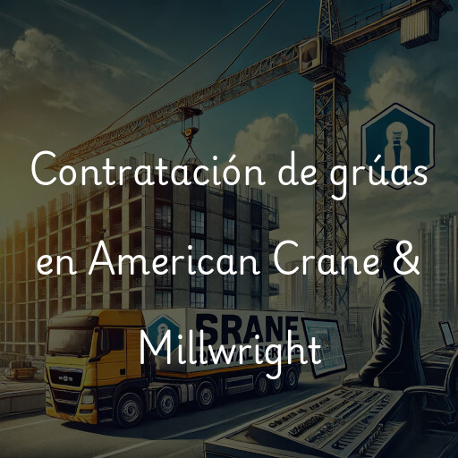 Contratación de grúas en American Crane & Millwright