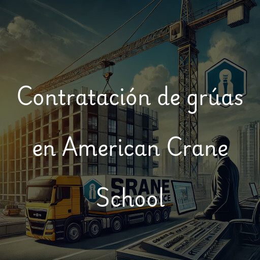 Contratación de grúas en American Crane School