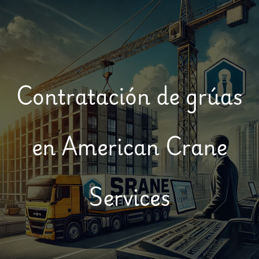 Contratación de grúas en American Crane Services