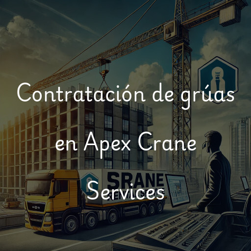 Contratación de grúas en Apex Crane Services