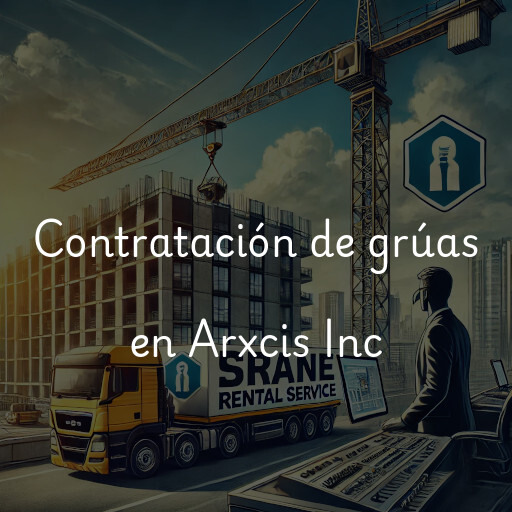 Contratación de grúas en Arxcis Inc