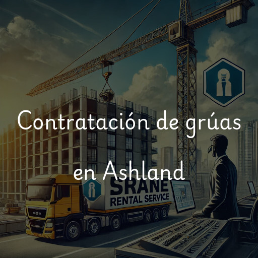 Contratación de grúas en Ashland