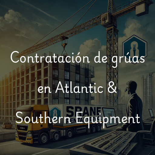 Contratación de grúas en Atlantic & Southern Equipment