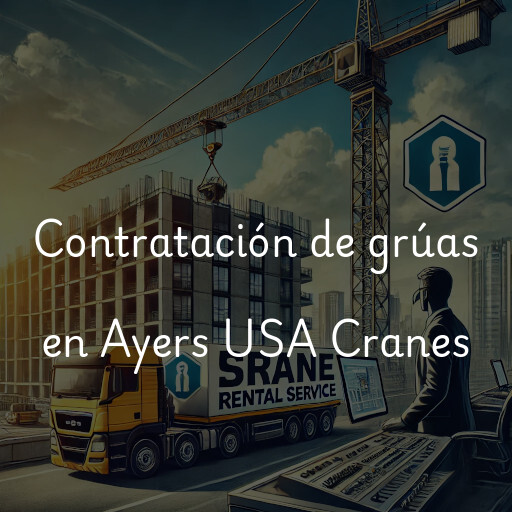 Contratación de grúas en Ayers USA Cranes