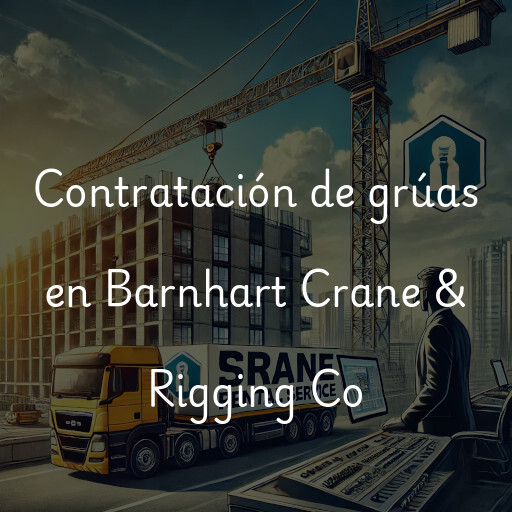 Contratación de grúas en Barnhart Crane & Rigging Co