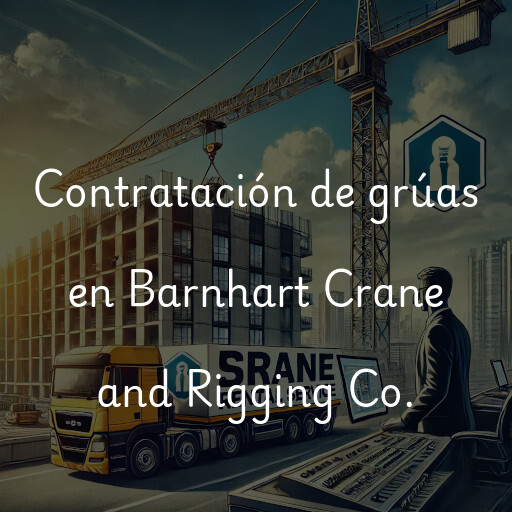 Contratación de grúas en Barnhart Crane and Rigging Co.