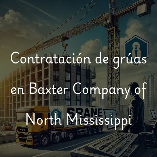 Contratación de grúas en Baxter Company of North Mississippi