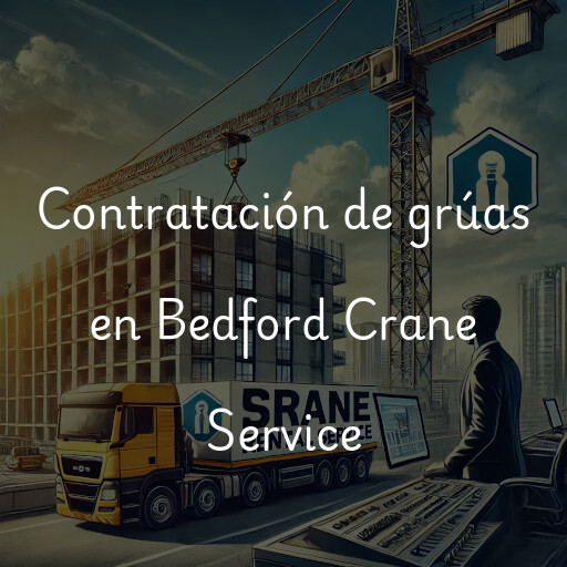 Contratación de grúas en Bedford Crane Service