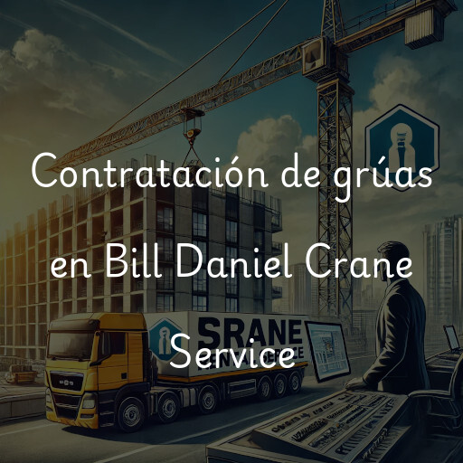 Contratación de grúas en Bill Daniel Crane Service