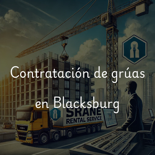 Contratación de grúas en Blacksburg