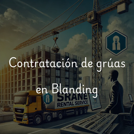 Contratación de grúas en Blanding