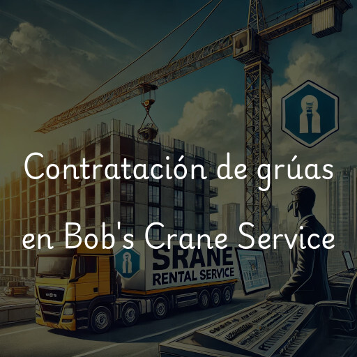 Contratación de grúas en Bob's Crane Service