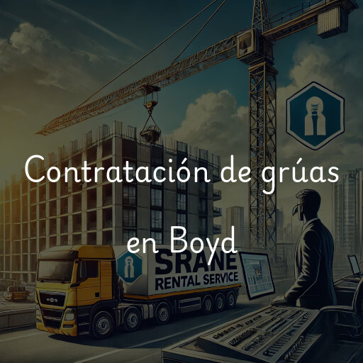 Contratación de grúas en Boyd