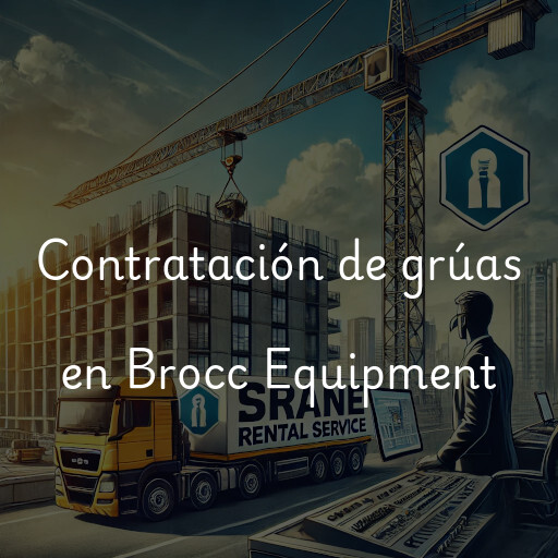 Contratación de grúas en Brocc Equipment