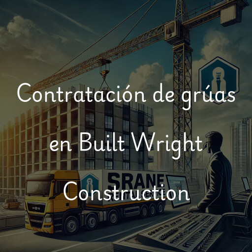 Contratación de grúas en Built Wright Construction