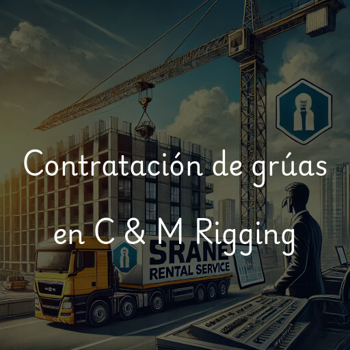 Contratación de grúas en C & M Rigging