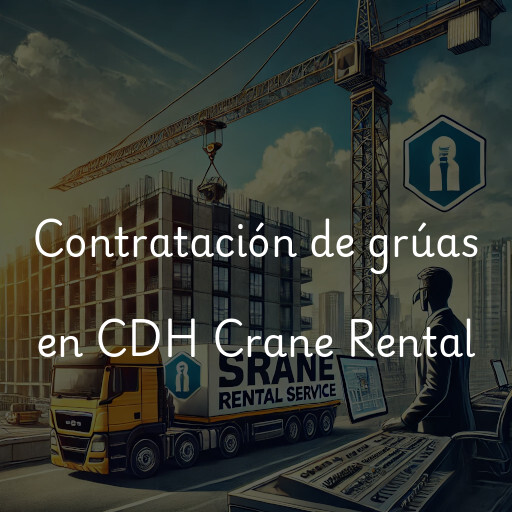 Contratación de grúas en CDH Crane Rental