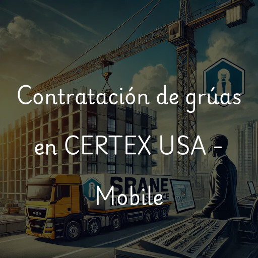 Contratación de grúas en CERTEX USA - Mobile