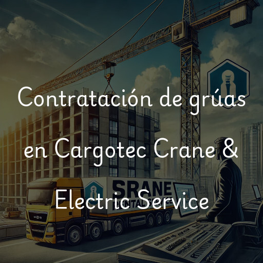 Contratación de grúas en Cargotec Crane & Electric Service