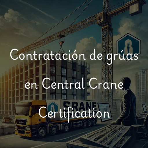 Contratación de grúas en Central Crane Certification