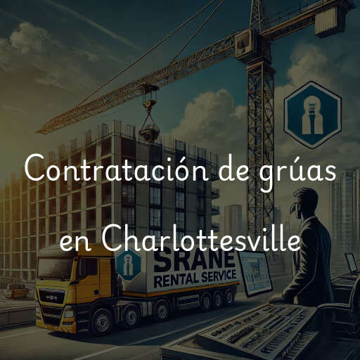 Contratación de grúas en Charlottesville