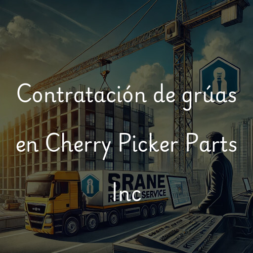 Contratación de grúas en Cherry Picker Parts Inc