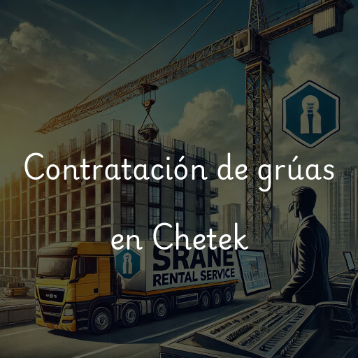 Contratación de grúas en Chetek