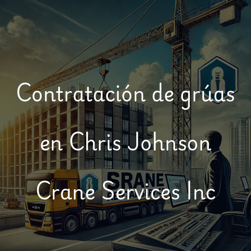 Contratación de grúas en Chris Johnson Crane Services Inc