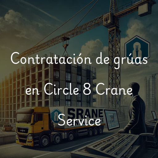 Contratación de grúas en Circle 8 Crane Service