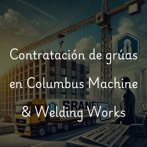 Contratación de grúas en Columbus Machine & Welding Works