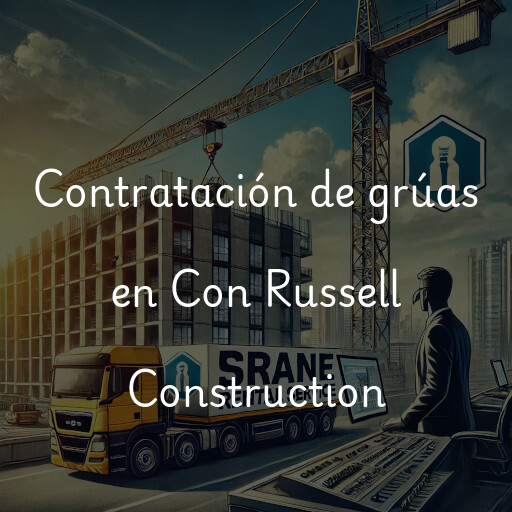 Contratación de grúas en Con Russell Construction